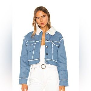 NWT-Lovers+Friends Jacket in Light Denim